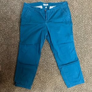 Old Navy teal capris
